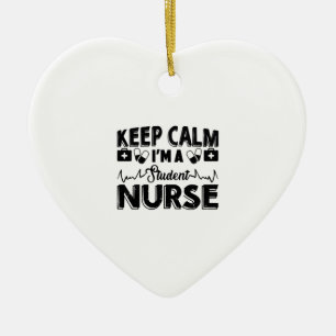 Décoration En Céramique Je suis une infirmière étudiante