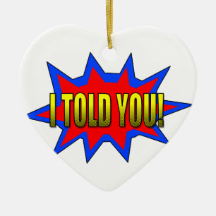 Décoration En Céramique Je T'Ai Dit