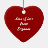 Décoration En Céramique Je t'aime baba (Dos)