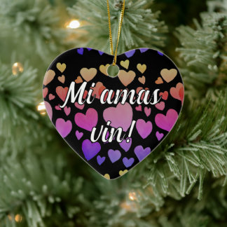 Décoration En Céramique Je t'aime ! (Personnalisable)
