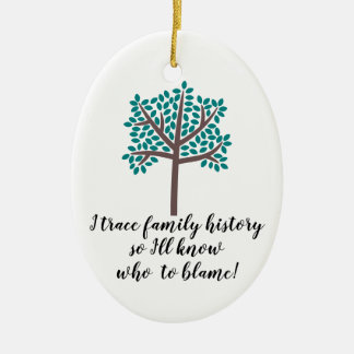 Décoration En Céramique Je trace l'histoire de la famille pour savoir qui