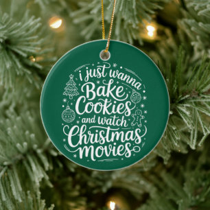 Décoration En Céramique Je veux juste faire cuire des cookies et regarder