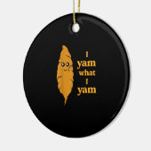 Décoration En Céramique Je Yam Ce Que Je Yam Funny (Gauche)