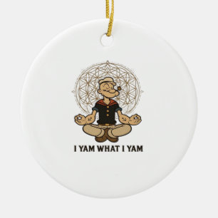 Décoration En Céramique Je Yam What I Yam Mème Citation