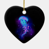 Décoration En Céramique Jellyfish éclatante couleur (Dos)