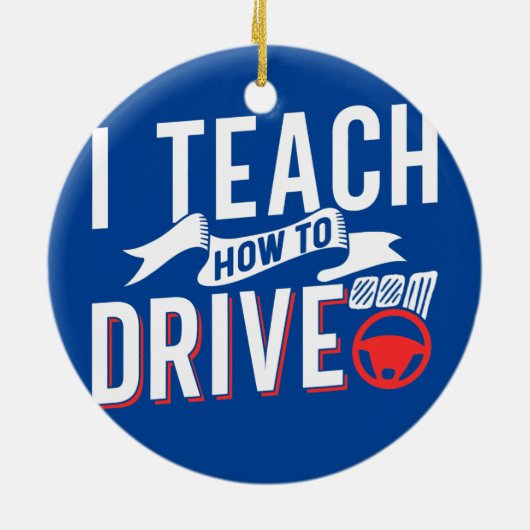 Décoration En Céramique J'Enseigne Comment Conduire Des Discours Instructe (Dos)