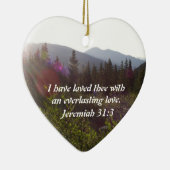Décoration En Céramique Jérémie 31:3 Je t'ai aimée avec un (Droite)