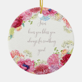 Décoration En Céramique Jésus amour