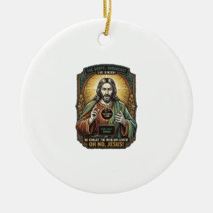 Décoration En Céramique Jésus Fond noir Couverture de webcam oubliée Virtu