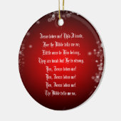 DÉCORATION EN CÉRAMIQUE JÉSUS M'AIME (Gauche)