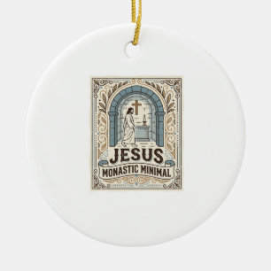 Décoration En Céramique Jésus Monastique Minimal Jésus Monastique Minimal