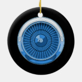 Décoration En Céramique Jet Engine (Dos)