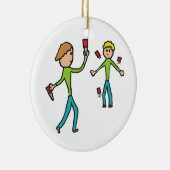 Décoration En Céramique Jeu de couteau (Droite)