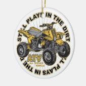 Décoration En Céramique Jeux dans la saleté ATV (Gauche)