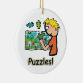 Décoration En Céramique Jigsaw Puzzler Puzzles (Droite)