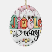 Décoration En Céramique "Jingle All Way Ornament" (Droite)