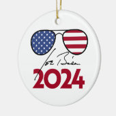 Décoration En Céramique Joe Biden Aviators 2024 (Gauche)