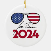 Décoration En Céramique Joe Biden Aviators 2024 (Dos)