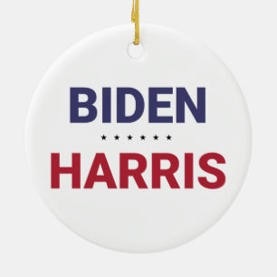 Décoration En Céramique Joe Biden et Kamala Harris (élection américaine de