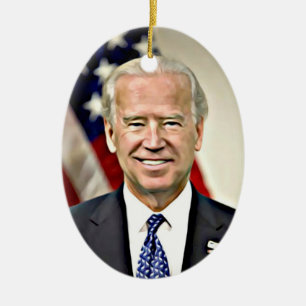 Décoration En Céramique Joe Biden Vice-président Démocrate Ornament Keepsa