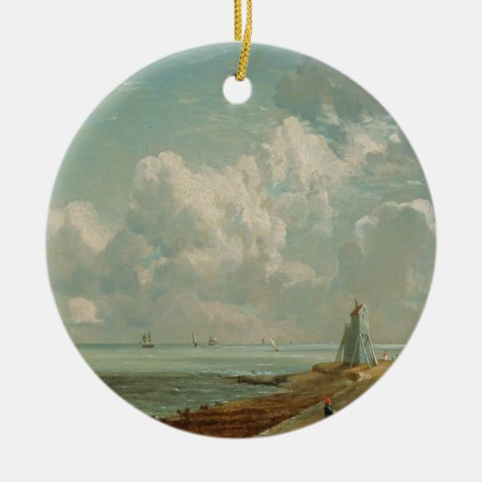 Décoration En Céramique John Constable| Harwich, The Low Lighthouse and B (Devant)