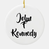 Décoration En Céramique John F Kennedy Président (Dos)