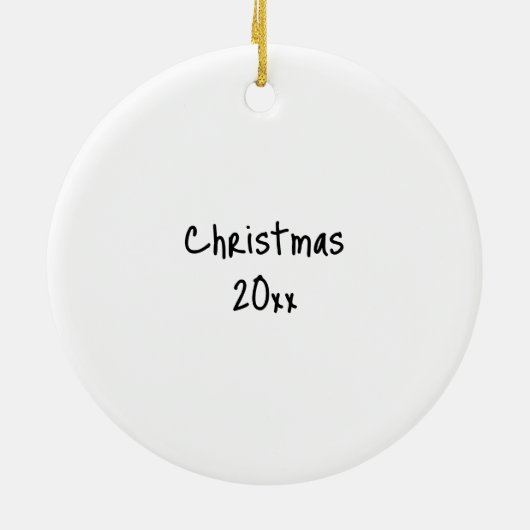 Décoration En Céramique Joli ange avec sapin de Noël (Dos)