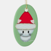 Décoration En Céramique Joli Chat de Noël (Droite)