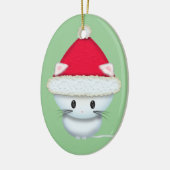 Décoration En Céramique Joli Chat de Noël (Gauche)