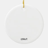 Décoration En Céramique Joli Cochon De Danse Whimsical (Dos)