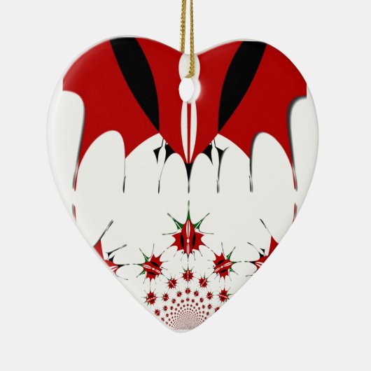 Décoration En Céramique Joli drapeau du Kenya. (Droite)