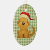 Décoration En Céramique Joli Enfants Père Noël Chiot Noël (Droite)