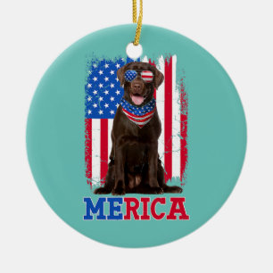 Décoration En Céramique Joli Merica Lab au Chocolat Lunettes de Soleil Dra