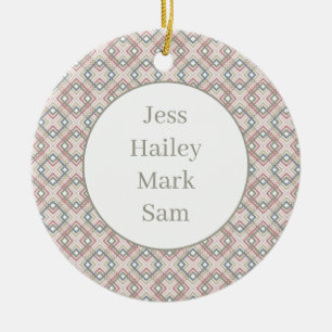 Décoration En Céramique Joli Motif géométrique