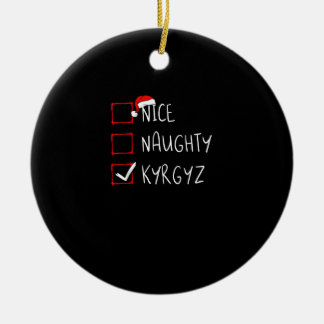 Décoration En Céramique Joli Noël méchant patrimoine Kirghizistan 