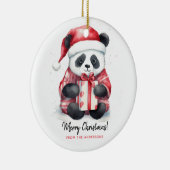 Décoration En Céramique Joli Noël Panda Père Noël (Droite)