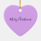 Décoration En Céramique Joli Pink Plaid Monogramme (Dos)