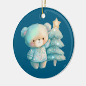 Décoration En Céramique Jolie Ours et Noël (Gauche)