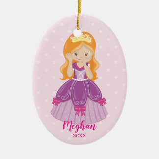 Décoration En Céramique Jolie princesse Christmas Ornament de gingembre