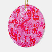 Décoration En Céramique Jolies fleurs rouges (Gauche)