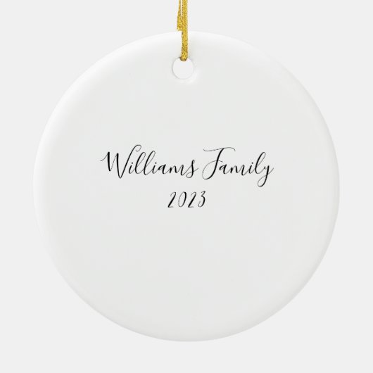 Décoration En Céramique Jolly Noël Snowman (Dos)