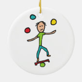 Décoration En Céramique Jonglerie (Dos)