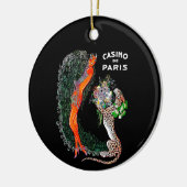 Décoration En Céramique Josephine Baker Cheetah Jazz Age (Gauche)