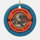 Décoration En Céramique Joshua Tree National Park Bighorn Sheep Compass (Dos)