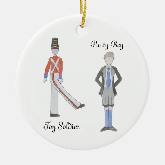Décoration En Céramique Jouet / Jouet / Soldat Nutcracker (Devant)