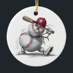 Décoration En Céramique Joueur de baseball Snowman Funny Kids Hommes Garço<br><div class="desc">Joueur de baseball Snowman Funny Kids Hommes Garçons Ados hiver</div>