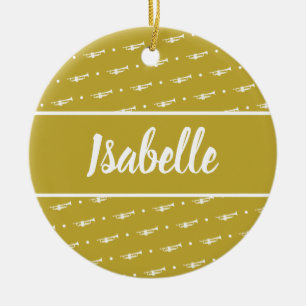 Décoration En Céramique Joueur de trompette Musicien Cadeau personnalisé