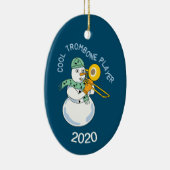 Décoration En Céramique Joueur Trombone cool (Droite)