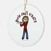 Décoration En Céramique Joueuse de flûte légère (Gauche)