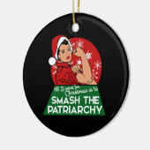 Décoration En Céramique Jour de Noël patriarcal (Gauche)